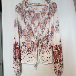FREE PEOPLE Run Free Tunic Size XL